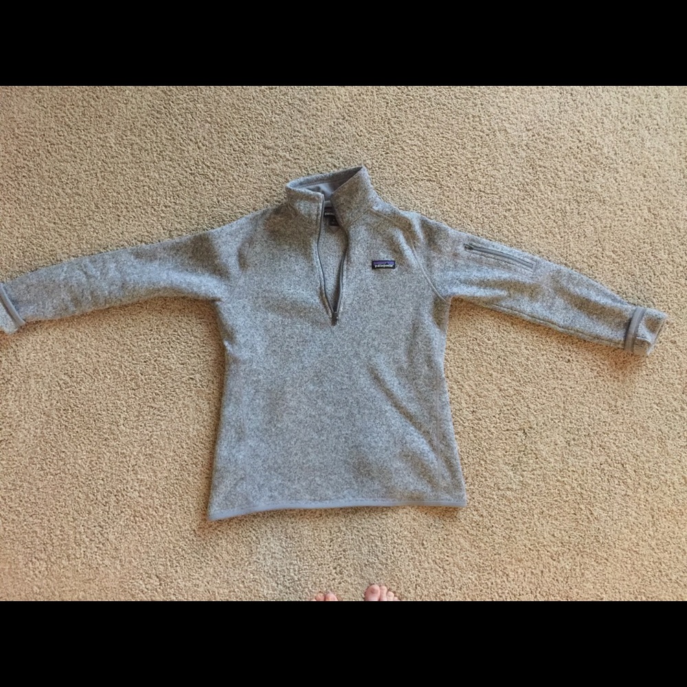 Patagonia Grey Fleece Quarterzip